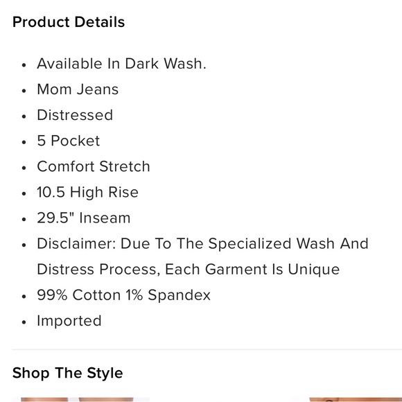 Fashion Nova Mom Jeans - Picture 5 of 5